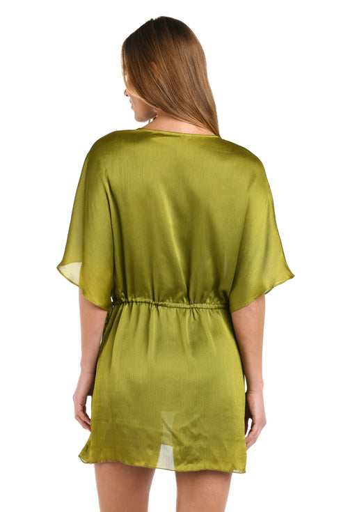 Sunshine 79 Radiance Crinkle Covers V-Neck Tunic